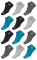 SWAGR 12 Pairs Solid Cotton Ankle Length Socks for Men Women, Pack of 12., Assorted