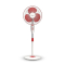 Bajaj Frore Neo 400 MM Oscillating Pedestal Fan For Home | Aerodynamically Balanced Blades | 100% Copper Motor | High Air Delivery | 3-Speed Control | Rust Free | 2 Yrs Warranty 【Red】