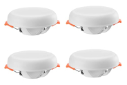 Orient Electric Polycarbonate Rainbow Recess Downlighter 6W, (White & Warm White – Pack Of 4)